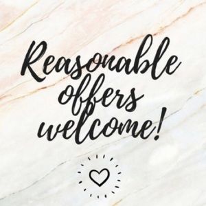 Offers & Bundles are welcome!!